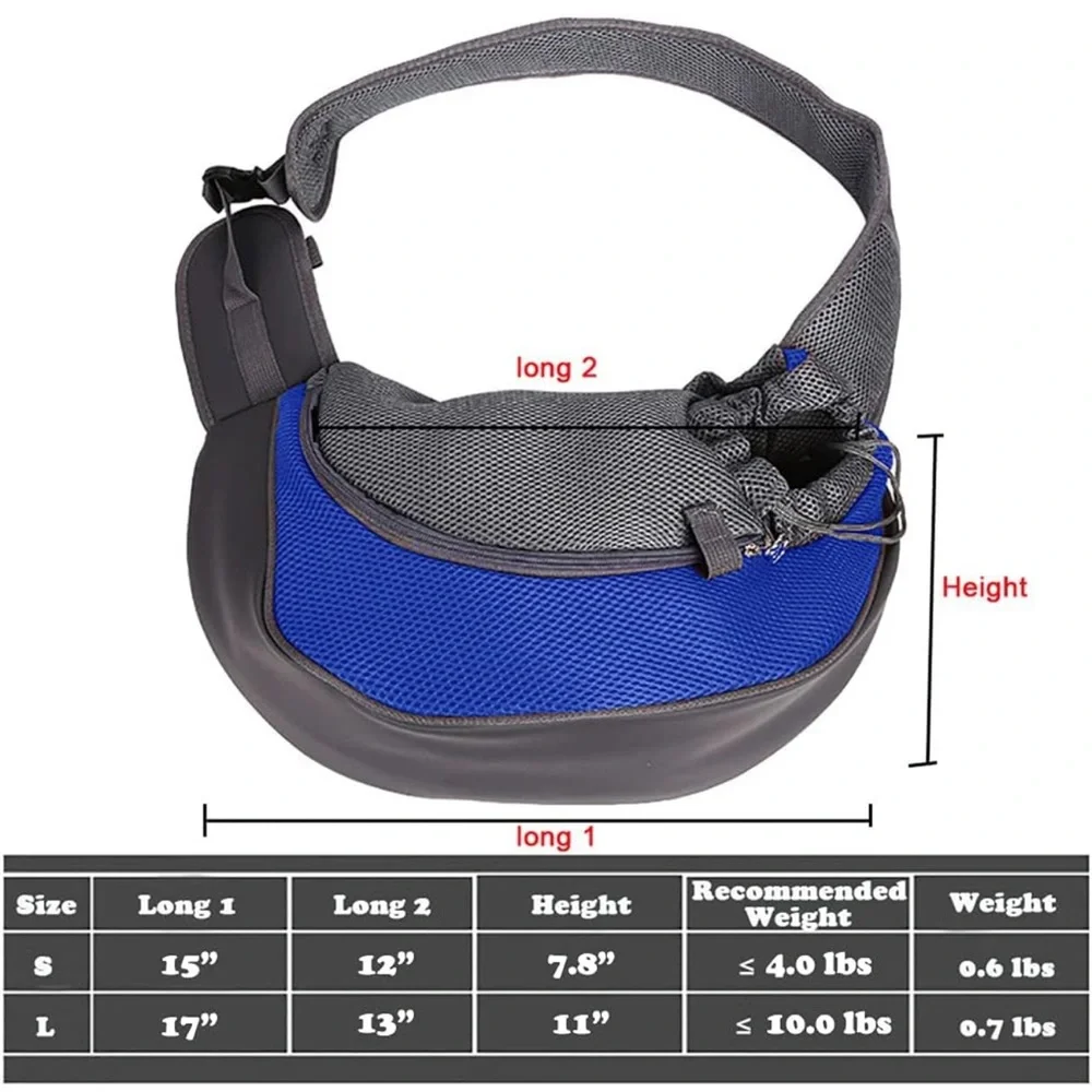 Dog/Cat Sling Size L- Up To 10 Pounds